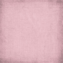 Fototapeta premium Soft pink canvas texture background, pastel fabric surface, subtle linen pattern, vintage textile backdrop for invitations, scrapbooking, crafts, and branding design.