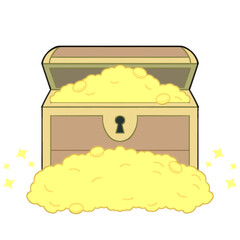 金貨の入った宝箱