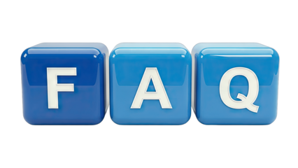 FAQ Blocks: Information and Support Concept