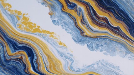 Abstract fluid art in earthy tones. AI image