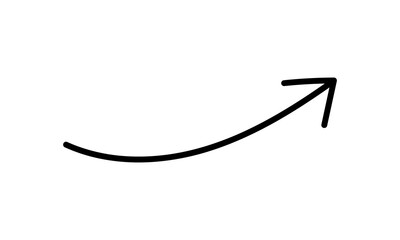 curved arrow line