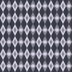 Diamond Geometric Seamless Pattern Design