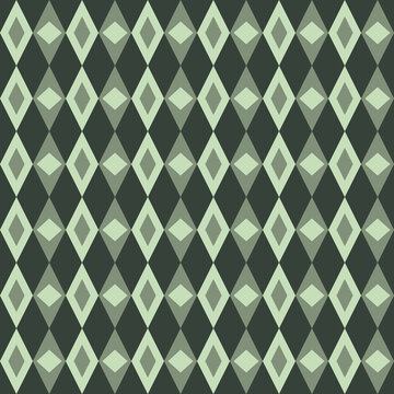 Diamond Geometric Seamless Pattern Design