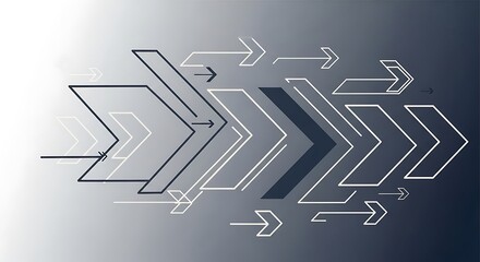 Abstract Arrows - Dynamic Movement and Directional Flow.