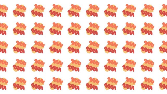 Pattern of tan and reddish brown icons, suitable for graphic design projects, web backgrounds, and social media posts.