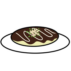 Okonomiyaki food simple illustration
お好み焼き 食べ物 シンプル イラスト
