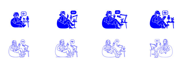 Podcasting and Audio Recording Sessions