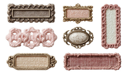 Vintage Decorative Frames Collection in Antique Bronze, Brass, and Silver Styles
