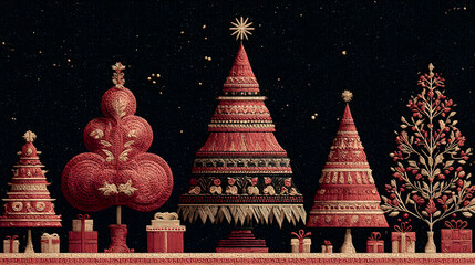 Sleek black car with neon red accents