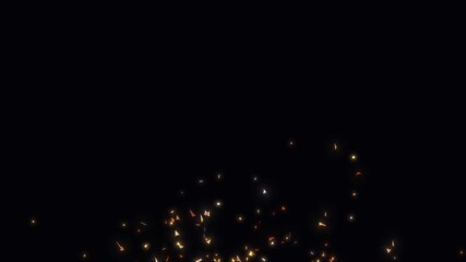 3d Golden Confetti Explosion. Realistic Shining gold Confetti Explosion. Realistic confetti animation falling down, perfect for party, birthday, New Year celebration, wedding, and festive video	 - Powered by Adobe