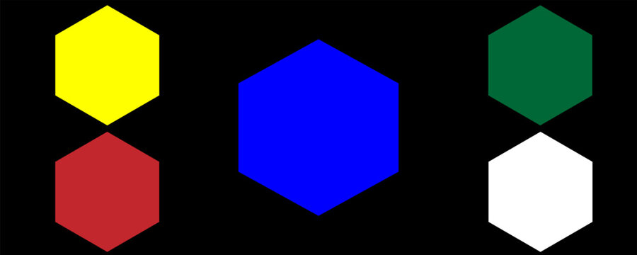 Regular Polygon, Decagon flat black vector icon.