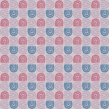 Scribble abstract seamless pattern design