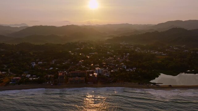 Sunrise in San Pancho - Mexico (Push In)