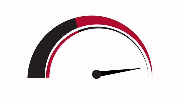  speedometer  icon animation  simple flat