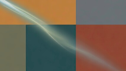 Colorful abstract background with glowing light beams and rectangular shapes