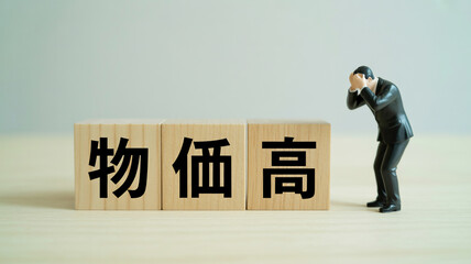 日本の物価高のイメージ　Generative AI