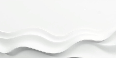 Fototapeta premium Abstract white and blue background vector illustration with flowing wavy lines and dynamic artistic motion design pattern