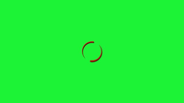 looped circular spin play button ui animation.