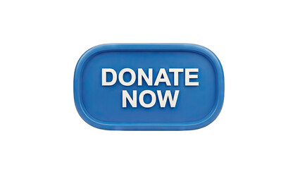 Donate Now Button on White Background