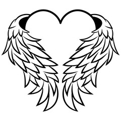 Angel Wings Heart