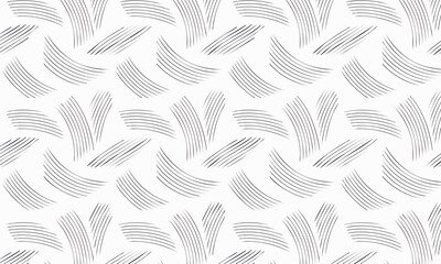 Seamless Abstract Sketchy Line Pattern, Hand Drawn Brush Stroke Texture Background