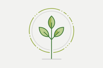 stem circle aura vertical icon