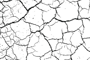 Soil Cracked PNG with transparent background illustration. break windshield glass texture silhouette vector. Eps 10