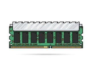 Illustration ram memory