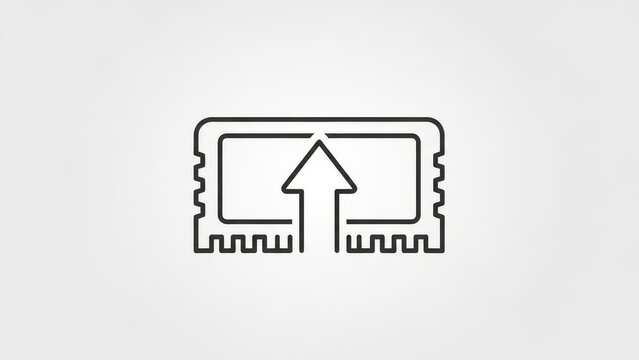 System Memory Module Upgrade Icon for Digital Performance