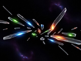 Abstract digital art with vibrant visual expressions