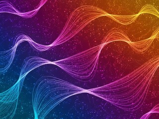 Abstract digital art with vibrant visual expressions