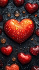 Heart-shaped pattern