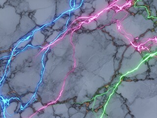 Abstract digital art with vibrant visual expressions