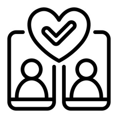 This Match icon is suitable for Dating App.