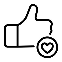 This Like icon is suitable for Dating App.