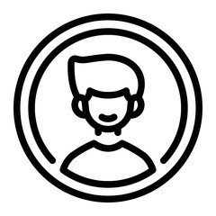 This Profile Picture icon is suitable for Dating App.