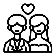 This Wedding icon is suitable for Dating App.