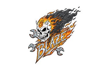 Aggressive Tattoo Illustration vecor design