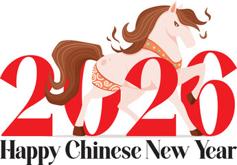 Happy Chinese New Year 2026 Year of the Horse Celebration