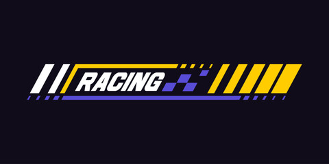 Obraz premium Racing Logo 