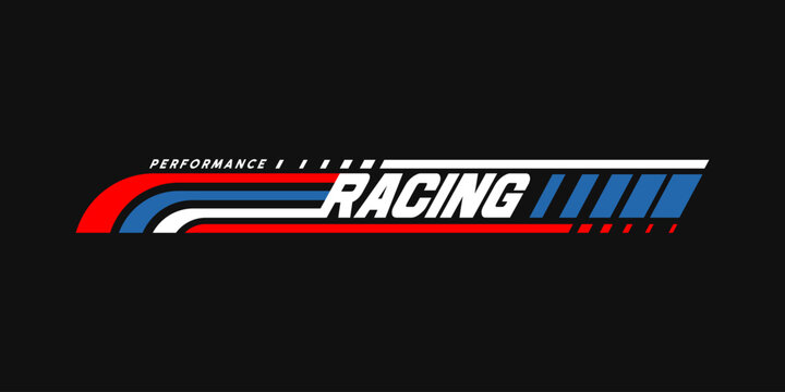 Racing graphic design 