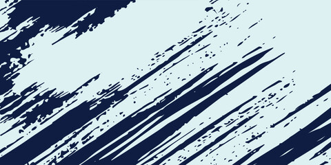 Vector Grunge Paint Brush . Curved Brush Stroke . Vector Logo Design Template vector