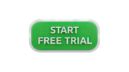 Green Button with 'Start Free Trial' Text on White Background