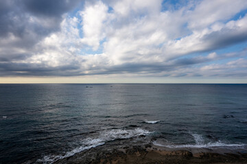 Winter Seascape from Omaezaki Coast / 冬の御前崎海岸から望む海景