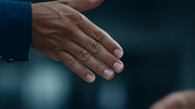 Handshake hand welcome business businessperson businesswoman people office meeting conference event working work networking opportunity introduction intro employee agency thank you up high repeat