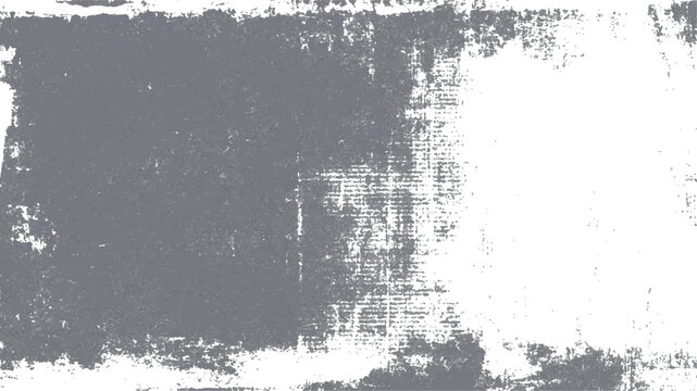 Abstract black and gray vintage grunge texture background with a dirty paint splatter border frame pattern