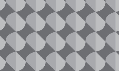 Modern Gray Geometric Seamless Pattern
