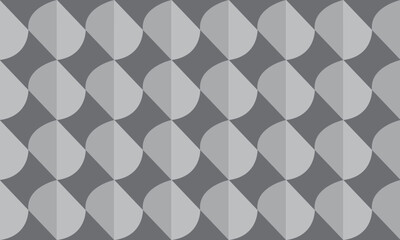 Modern Gray Geometric Seamless Pattern