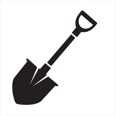 shovel vector illustration