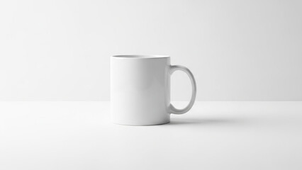 Fototapeta premium White Ceramic Mug Clean Mockup